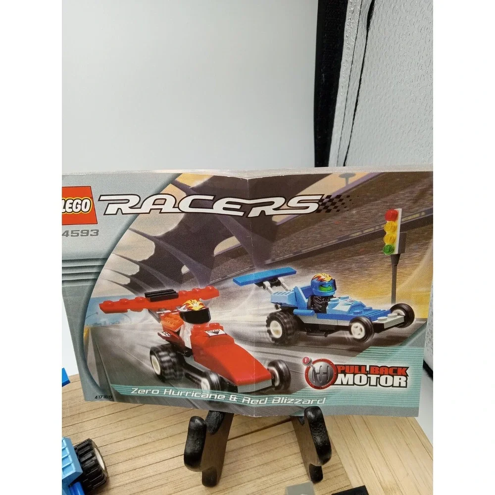 LEGO Racers #4593 Zero Hurricane & Red Blizzard With Instructions Discontinued